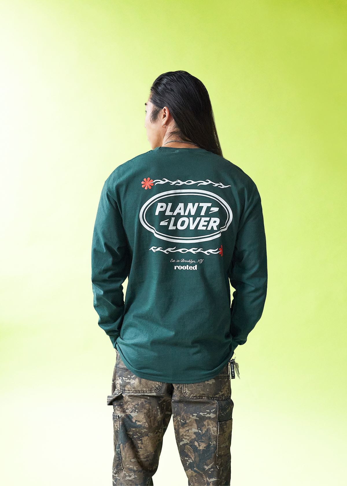 Plant Lover L/S T-Shirt Merchandise Rooted