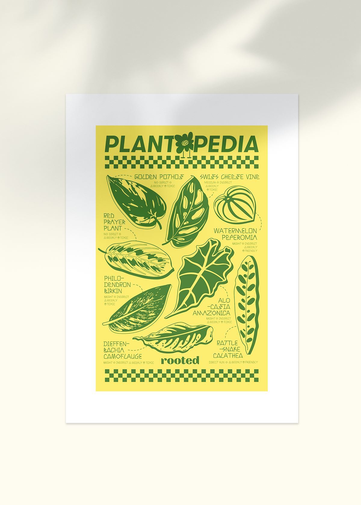 Plantopedia Poster Merchandise Rooted