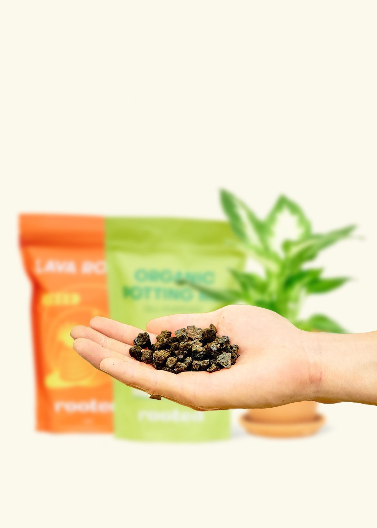 All Purpose Organic Potting Mix and Lava