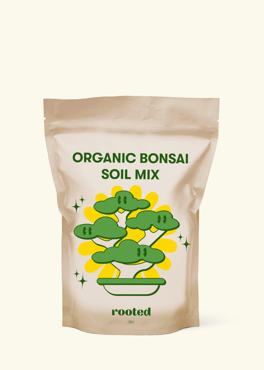 A bag of Organic Bonsai Soil Mix