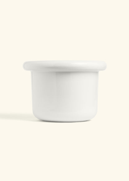 Fat Lip Planter, Polar White