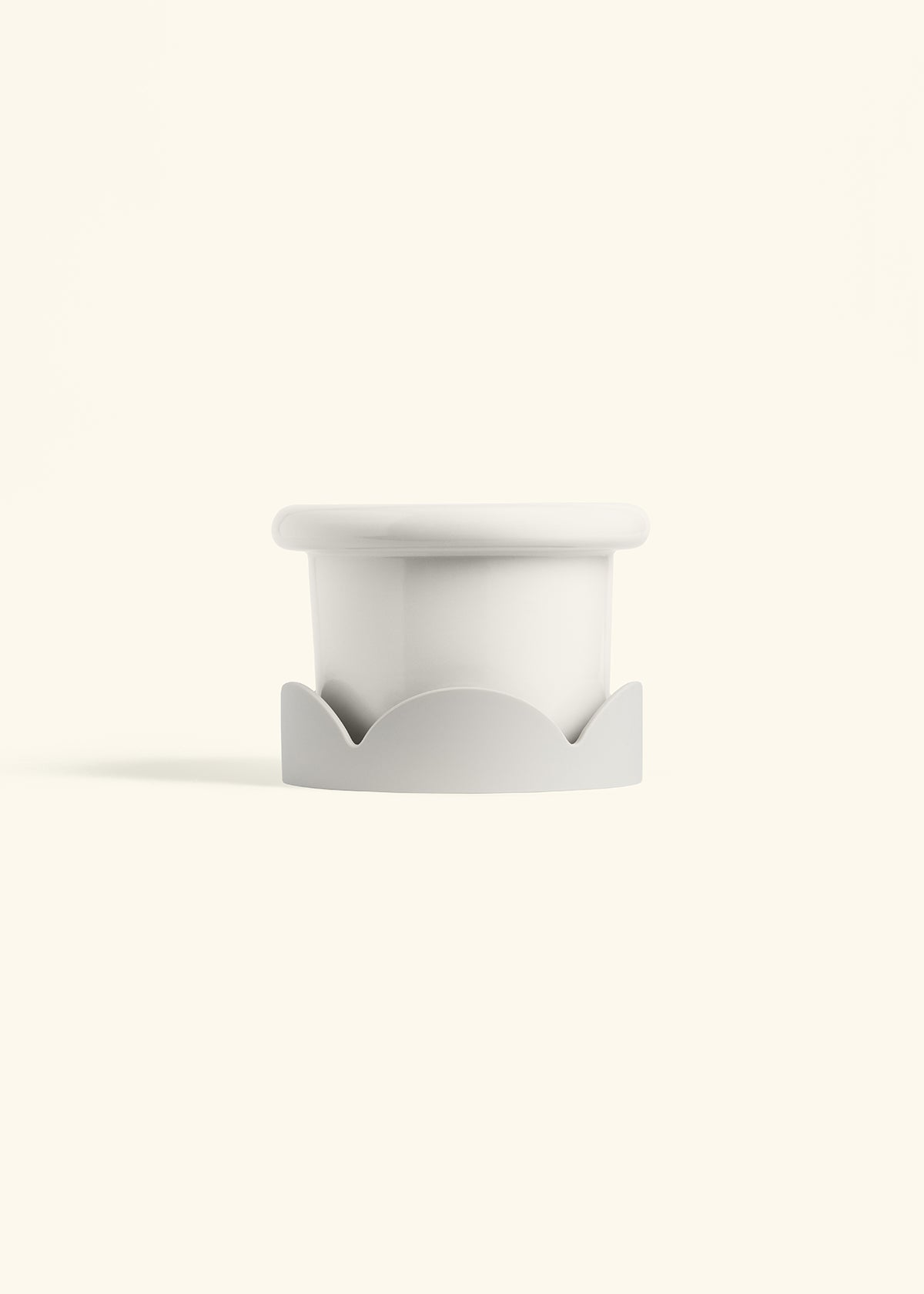 Fat Lip Planter, Polar White