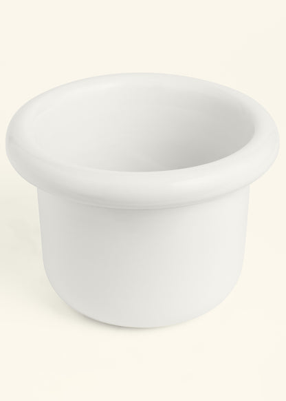 Fat Lip Planter, Polar White