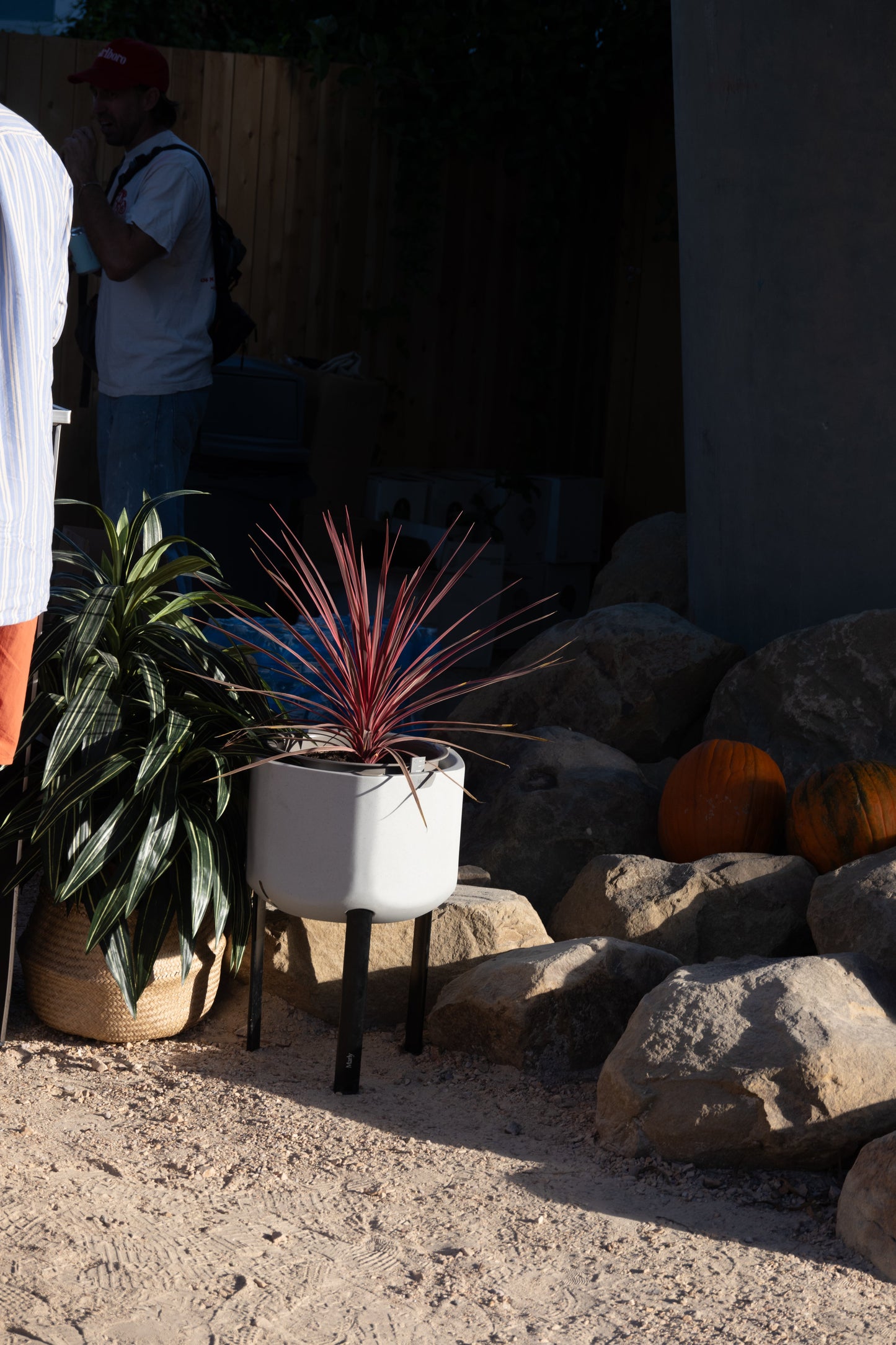 Self-Watering Planter, Stone