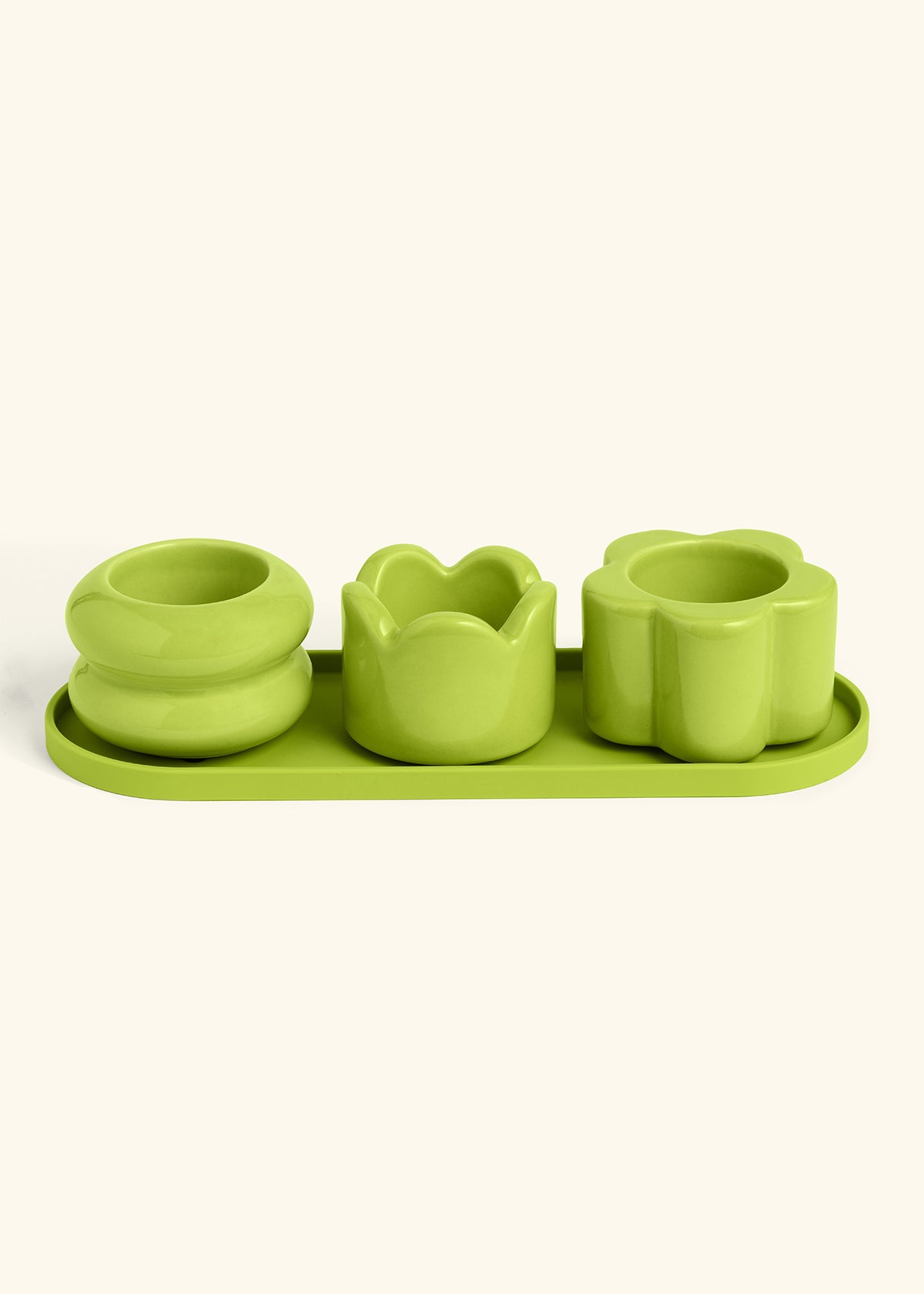 Mini Planter Trio, Lime