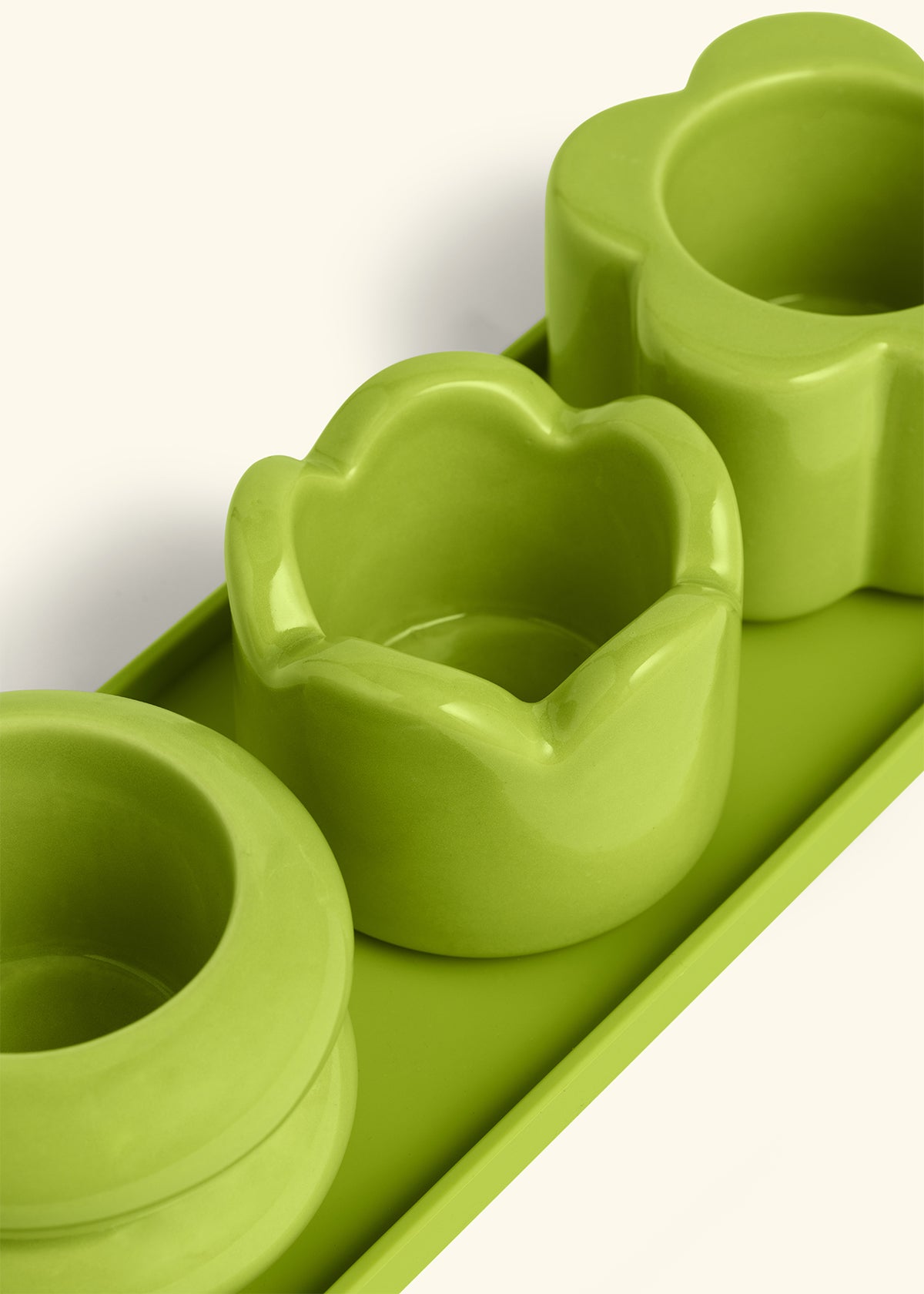 Mini Planter Trio, Lime